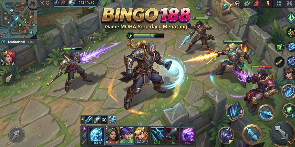 Gameplay seru dan interaktif di BINGO188 dengan karakter unik.