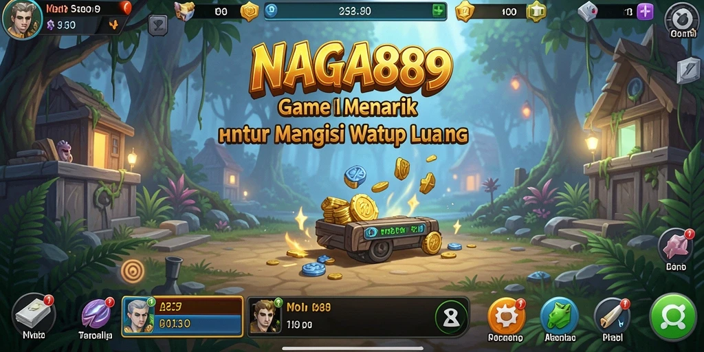 Tampilan gameplay NAGA889 yang menarik dan penuh warna.