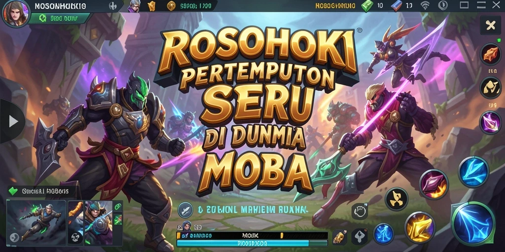 Tampilan gameplay dinamis dengan aksi seru di ROSOHOKI.