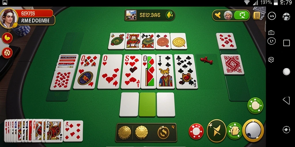 Gameplay seru dan interaktif dalam RP79 game Domino.