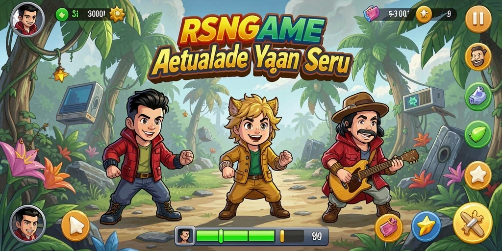 Screen capture gameplay RSNGAME yang penuh tantangan dan keseruan.