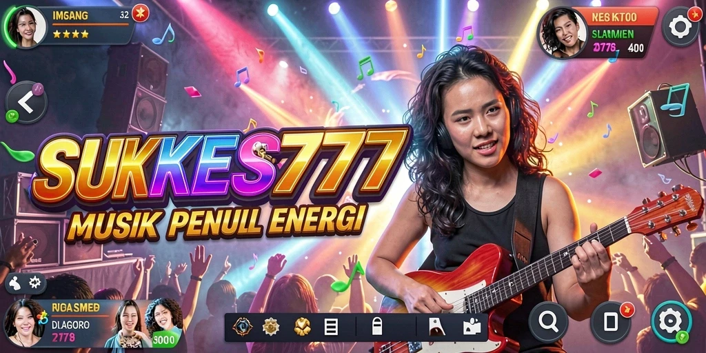 Tampilan gameplay interaktif penuh warna dari SUKSES777.