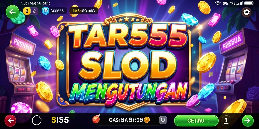 Gameplay seru TAR555 dengan berbagai tema slot menarik.